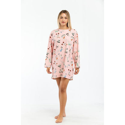 Moschino Pink Cotton Casual Dress