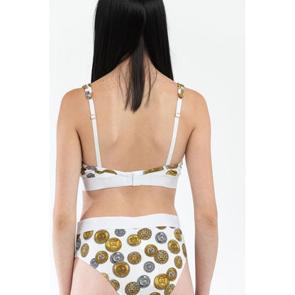 Moschino White Cotton Bra
