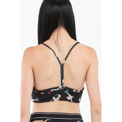 Moschino Black Polyester Tank Tops