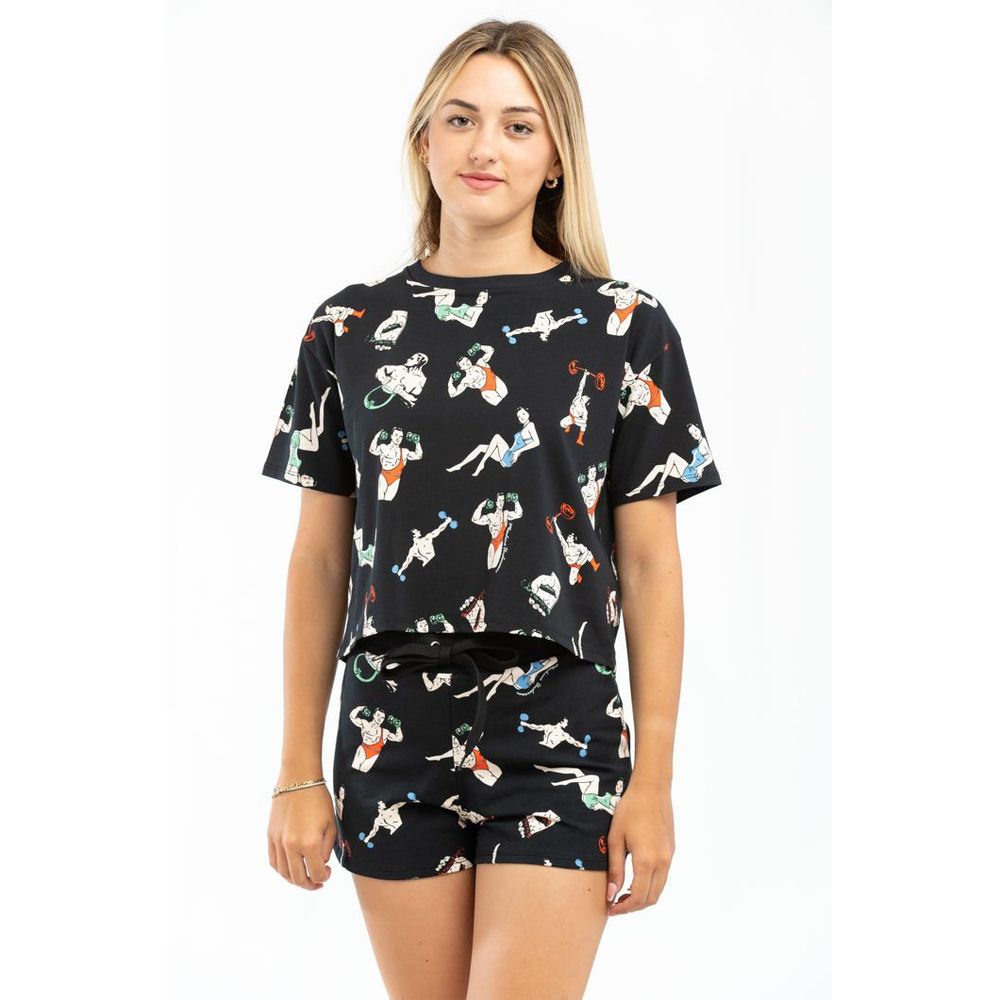 Moschino Black Cotton T-Shirt