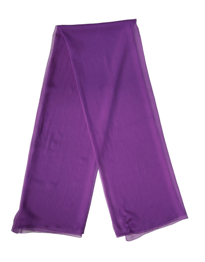 Sciarpa Dolce &amp; Gabbana in seta viola, 200 cm x 134 cm