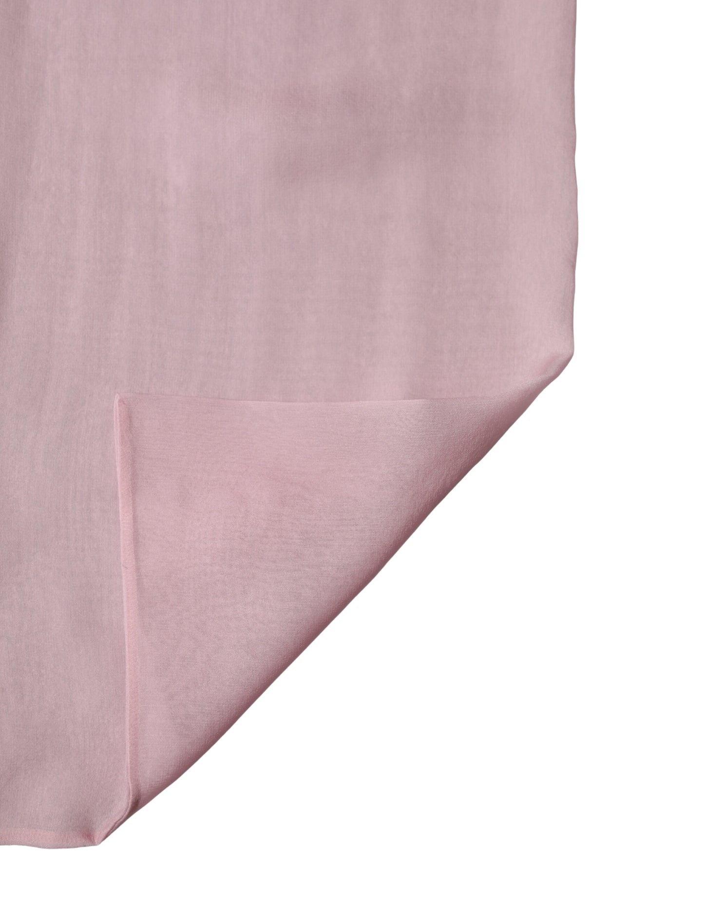Sciarpa Dolce &amp; Gabbana in seta rosa con fascia, foulard, 291 cm x 19 cm