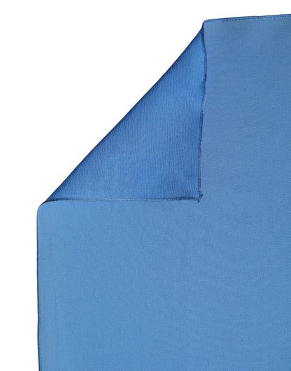 Sciarpa Dolce &amp; Gabbana in seta blu, 200 cm x 64 cm