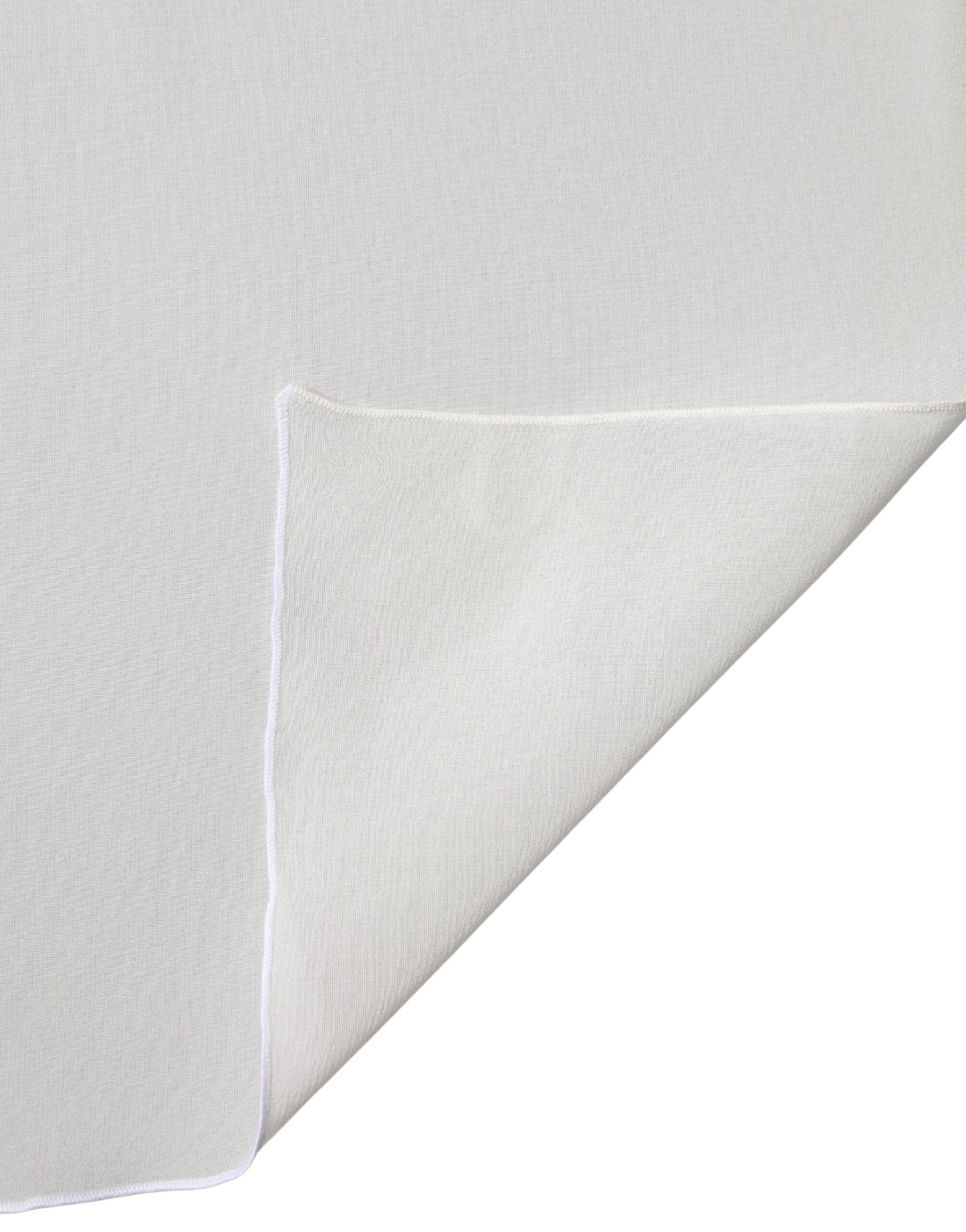 Sciarpa Dolce &amp; Gabbana in seta color bianco sporco, 200 cm x 64 cm