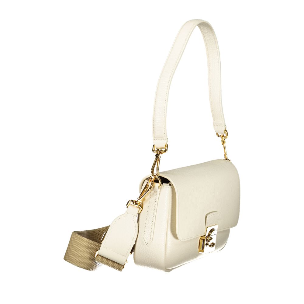 Coccinelle Bianco Pelle Womens Handbag
