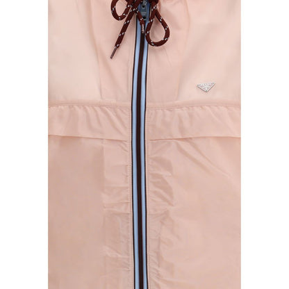 Giacca in poliammide riciclata multicolore Prada