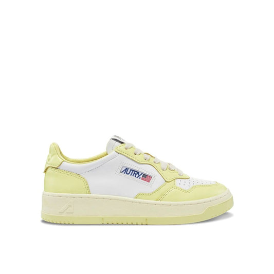Sneakers basse in pelle bianca Autry