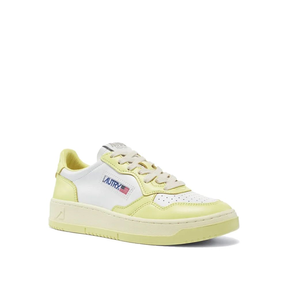 Sneakers basse in pelle bianca Autry