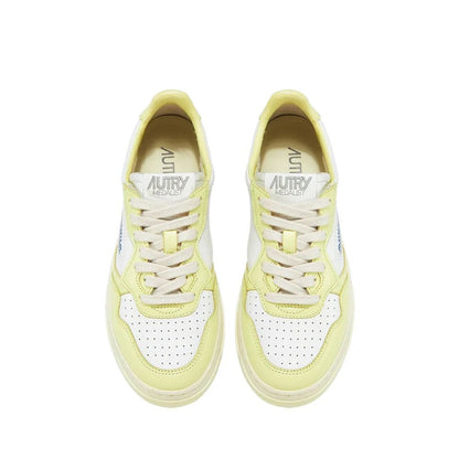 Sneakers basse in pelle bianca Autry