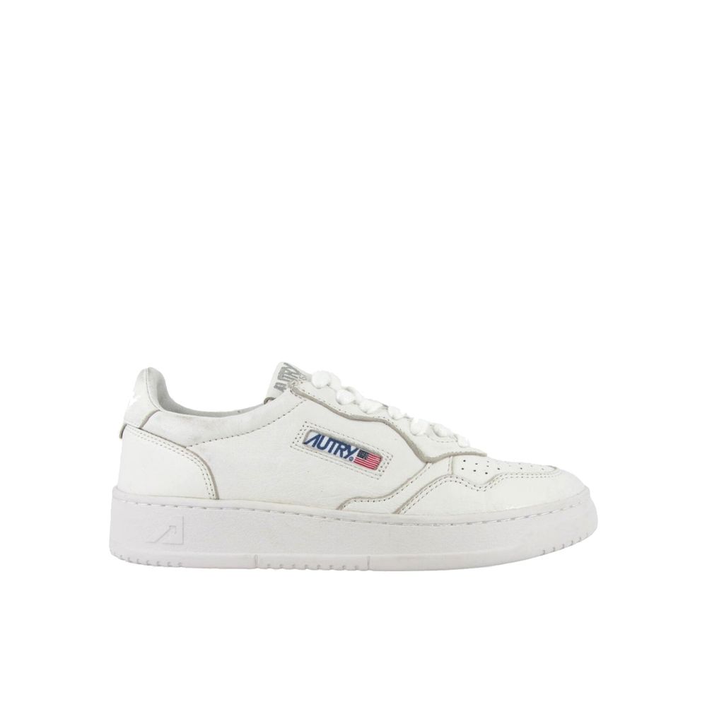 Sneakers basse in pelle bianca Autry