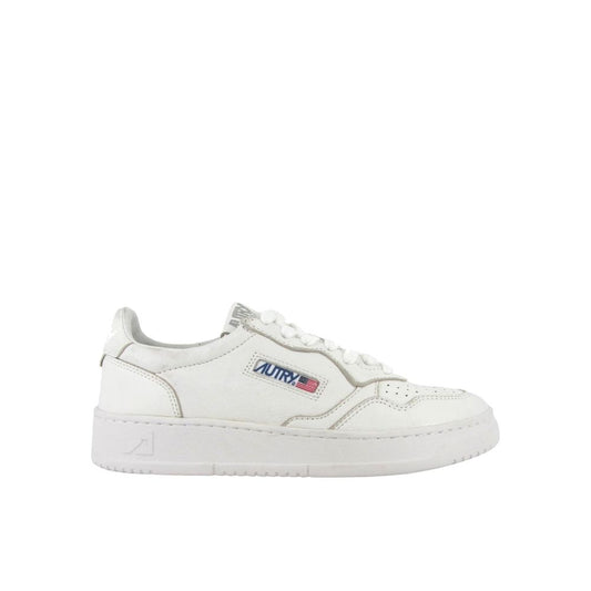 Sneakers basse in pelle bianca Autry
