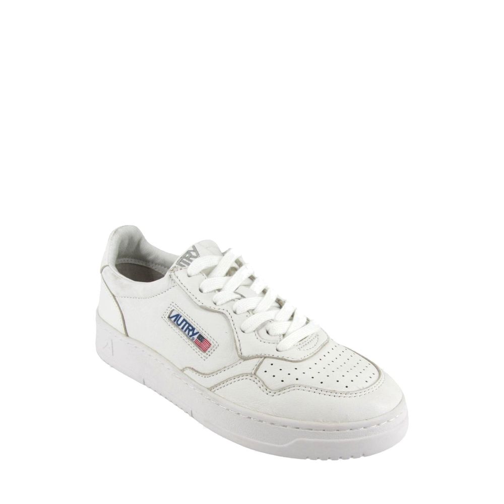 Sneakers basse in pelle bianca Autry