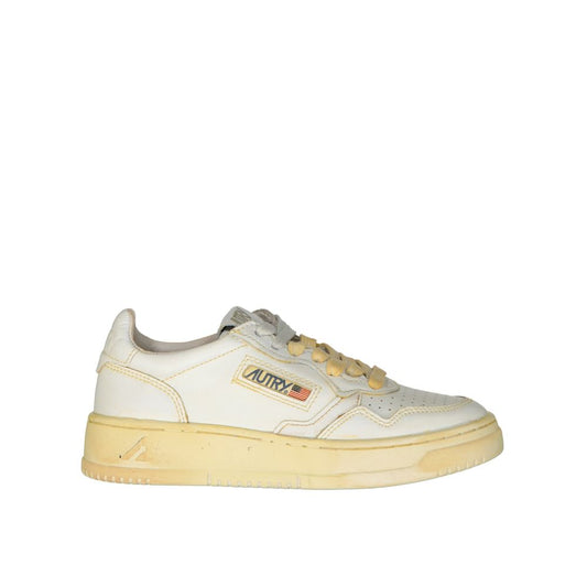 Sneakers basse in pelle bianca Autry