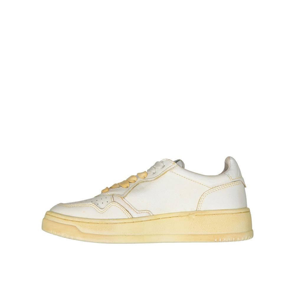 Sneakers basse in pelle bianca Autry