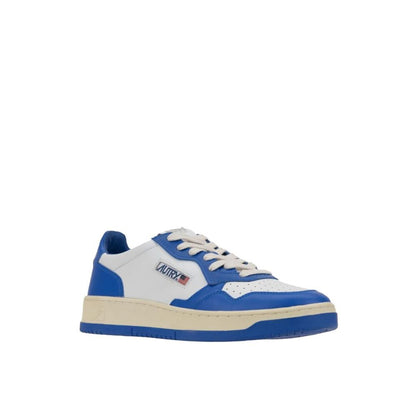 Sneakers basse in pelle blu Autry