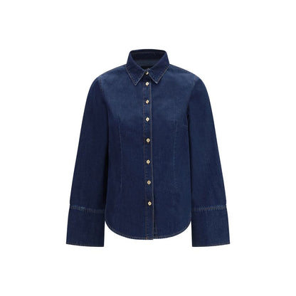 Camicia in denim blu 7FOR