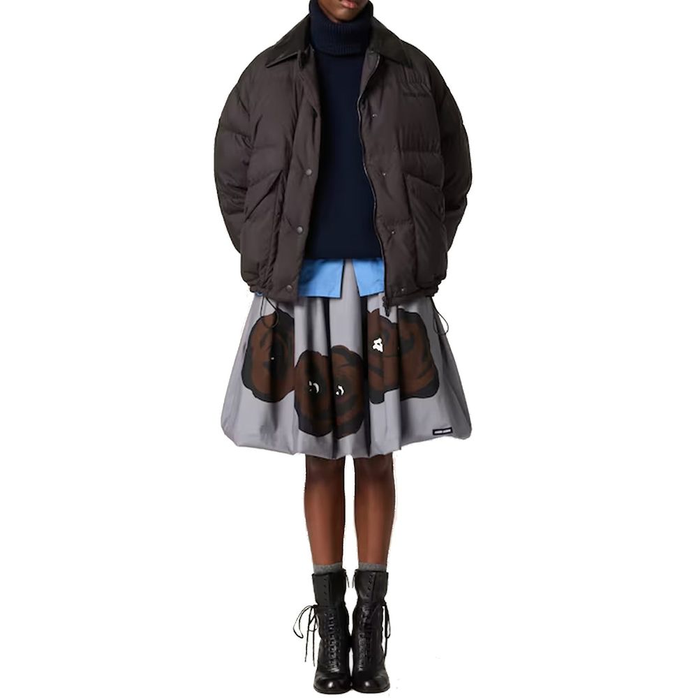 Dolcevita in cashmere blu Miu Miu