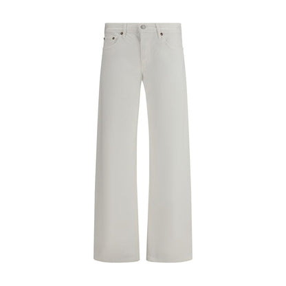 Jeans in cotone bianco Agolde