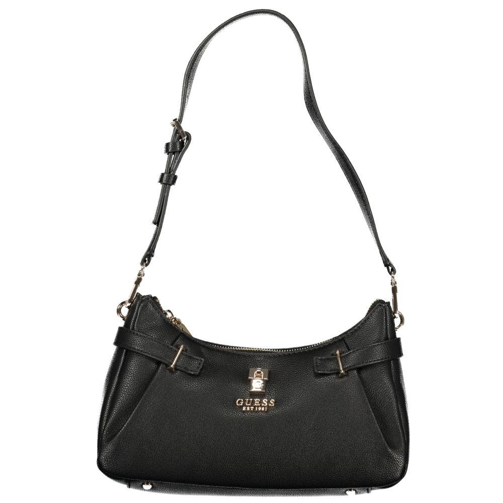 Guess Jeans Black Polyurethane Women Handbag