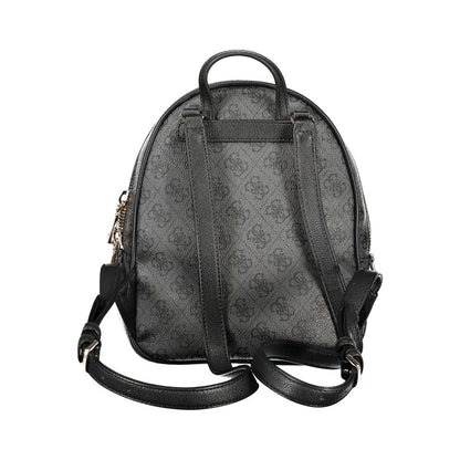Guess Jeans Black Polyurethane Women Backpack