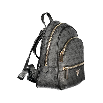Guess Jeans Black Polyurethane Women Backpack