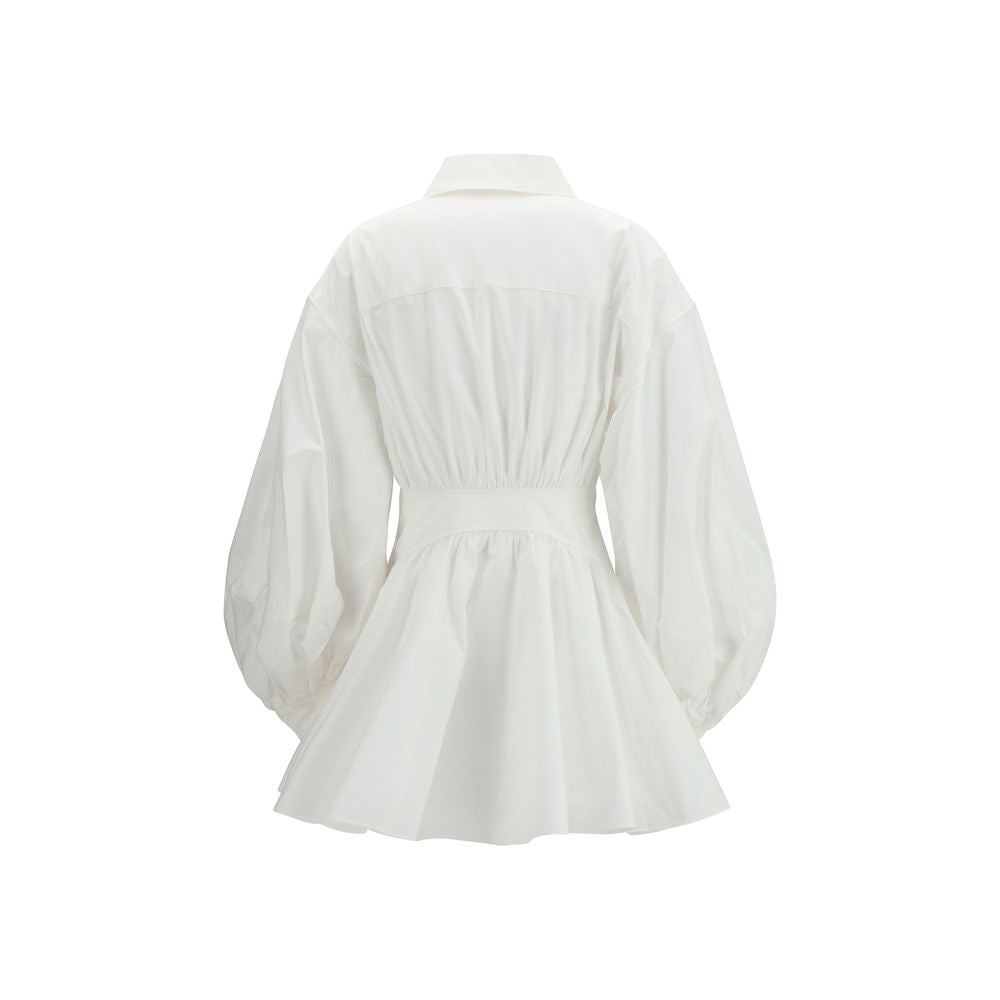 Abito casual in cotone bianco Zimmermann