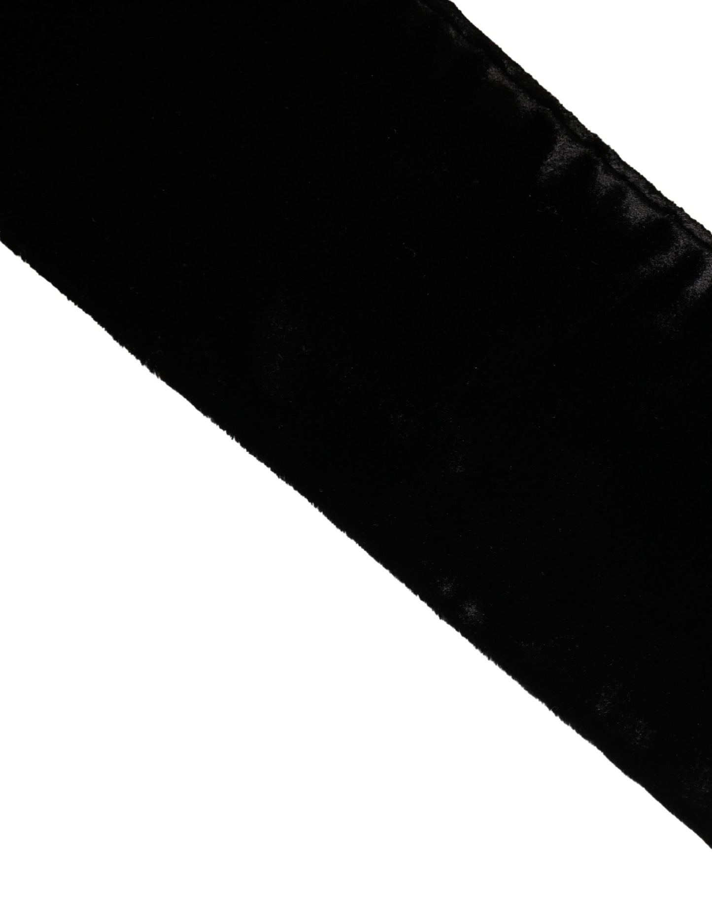 Cintura da donna in raso di viscosa nera Dolce &amp; Gabbana