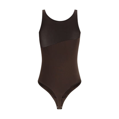 Body in poliammide marrone Wolford