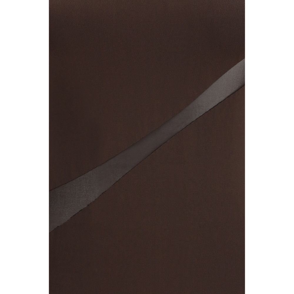 Body in poliammide marrone Wolford