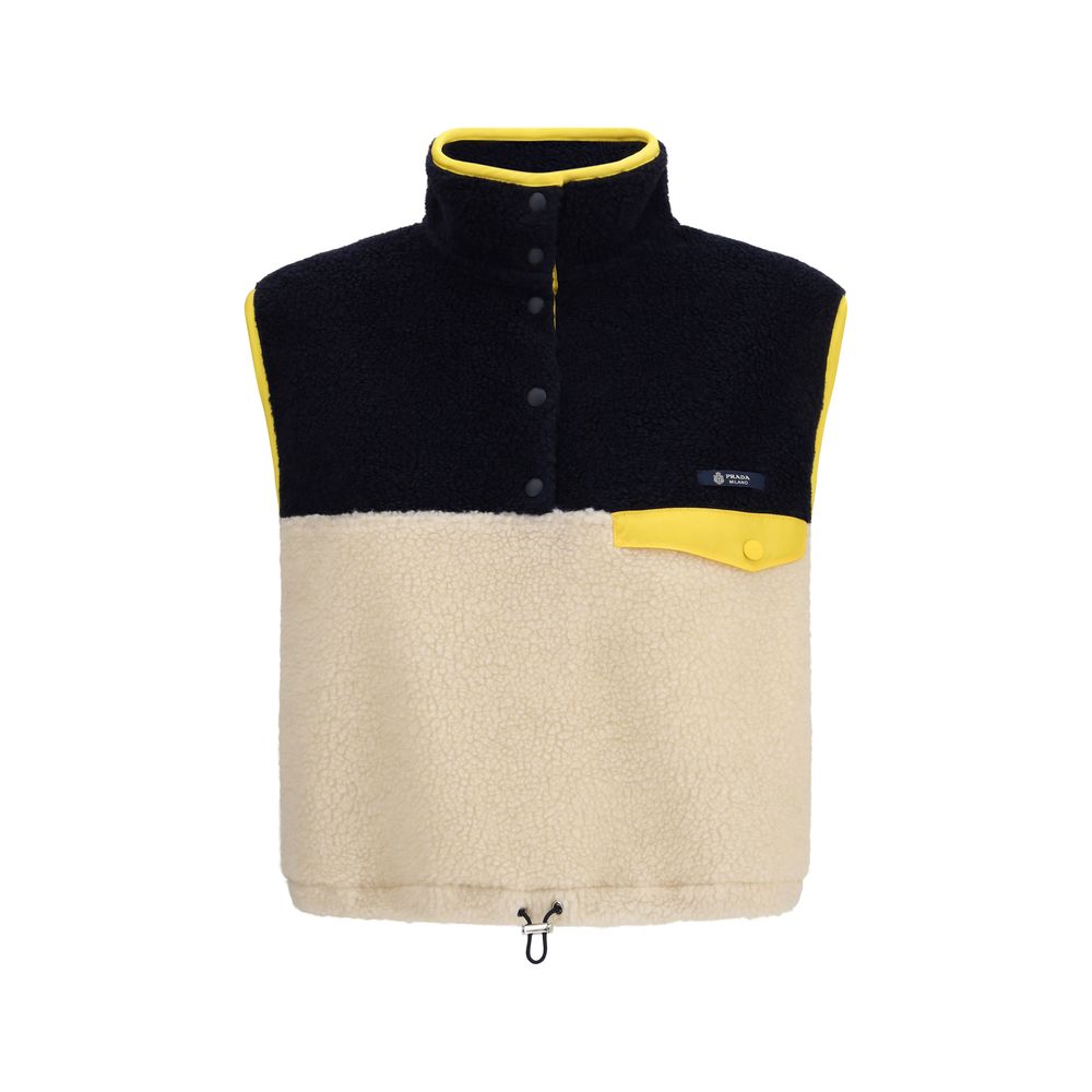 Felpa Prada multicolore in poliestere riciclato