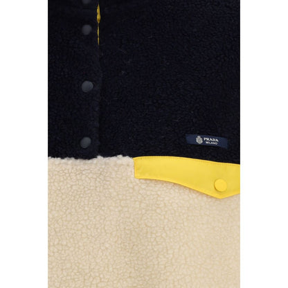 Felpa Prada multicolore in poliestere riciclato