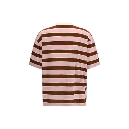 T-shirt in cotone multicolore Prada