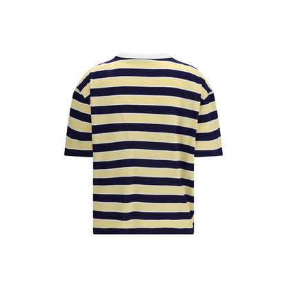 T-shirt in cotone bicolore Prada