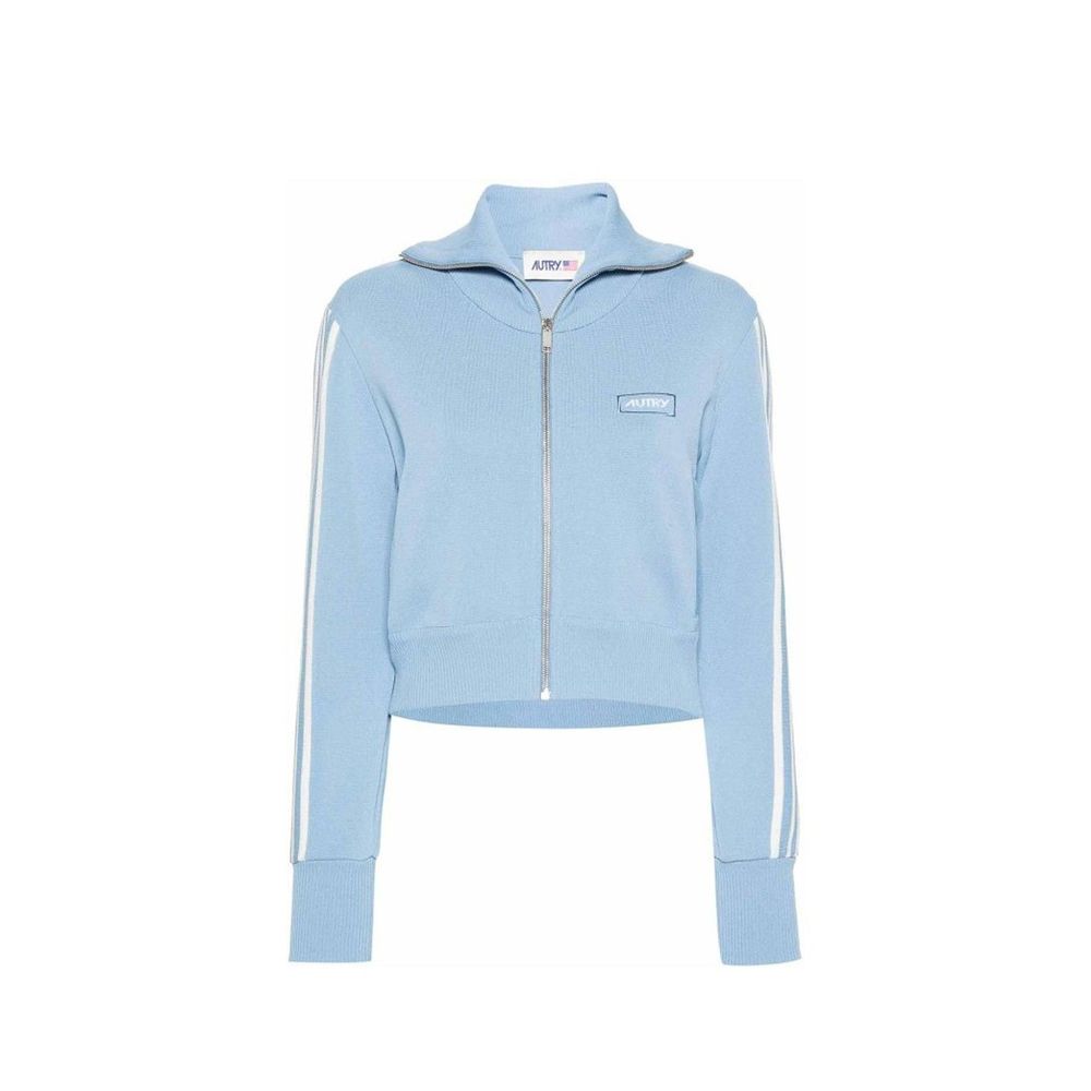 Cardigan in nylon blu Autry