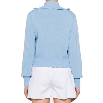 Cardigan in nylon blu Autry