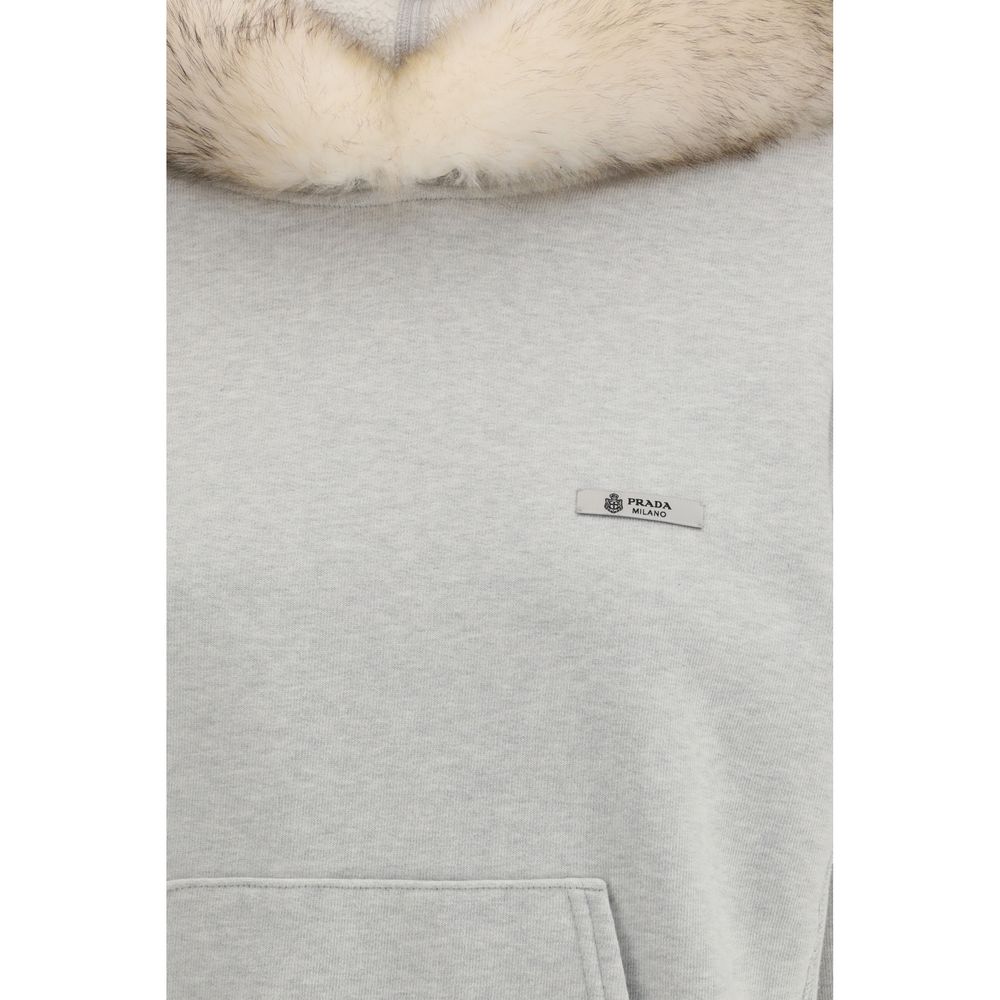 Prada Gray Cotton Sweatshirt