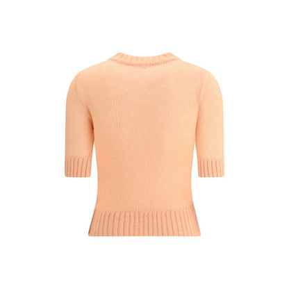 Chloé Orange Alpaca Vicugna Pacos Sweatshirt