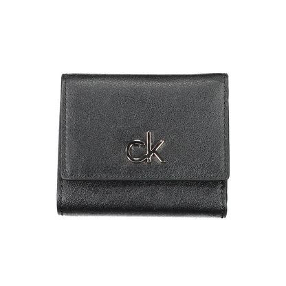 Calvin Klein Nero Polyvinylchloride Women Wallet
