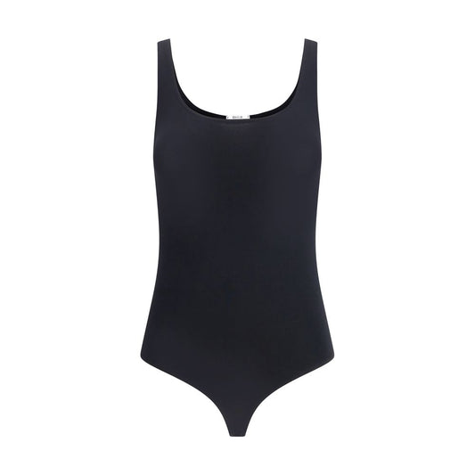 Top in cotone nero Wolford