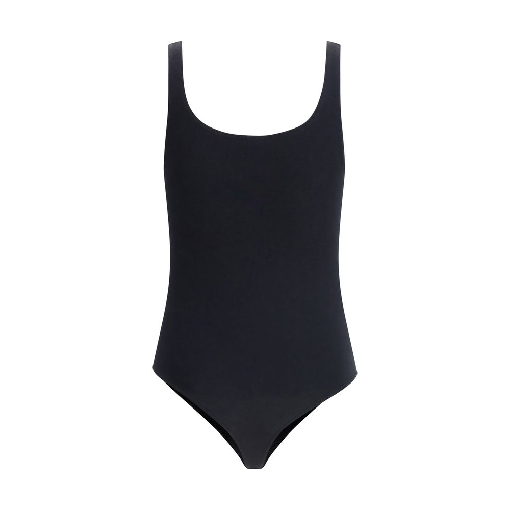 Top in cotone nero Wolford