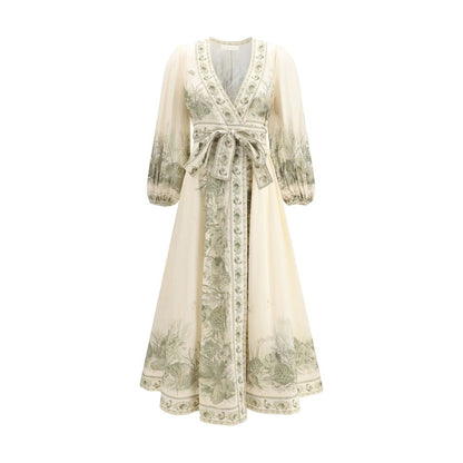 Zimmermann Multicolor Cotton Long Dress