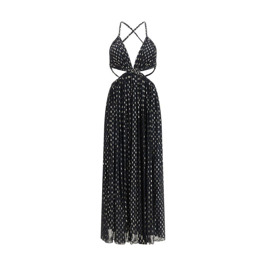 Zimmermann Black Viscose Long Dress