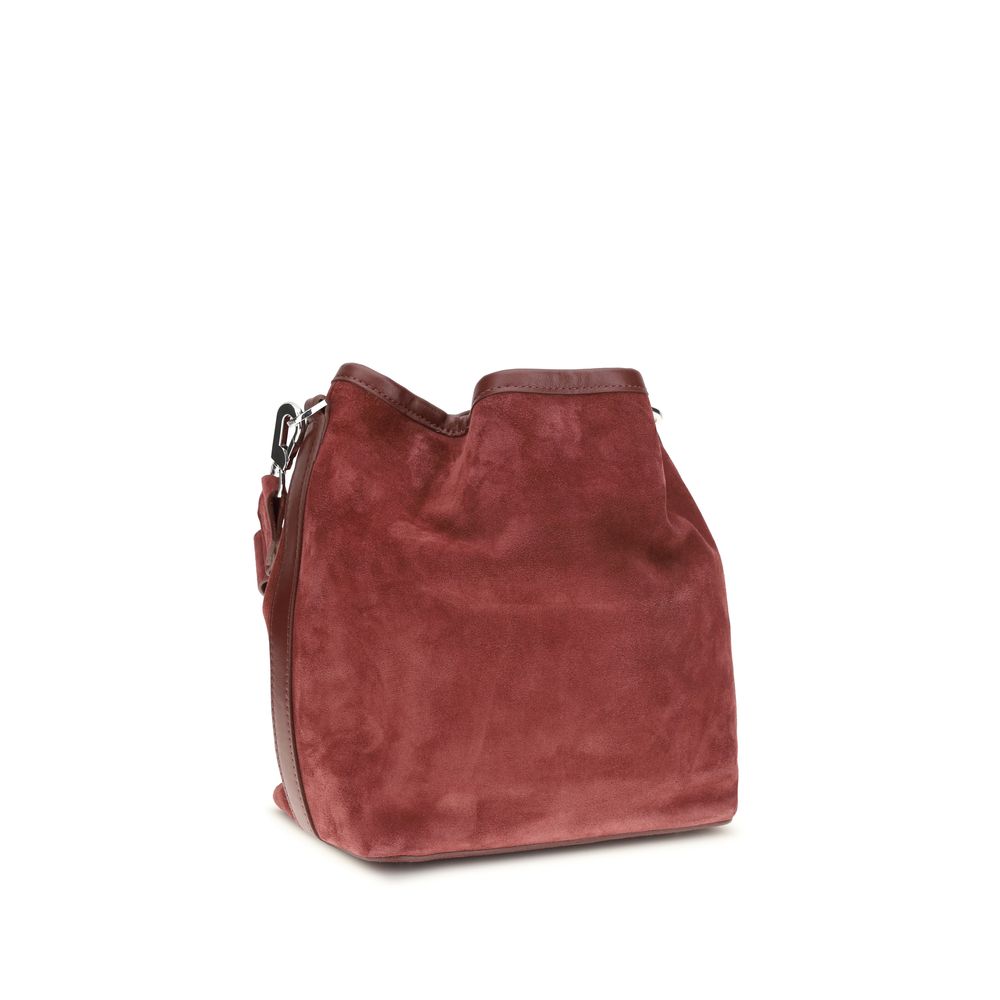 Pierre Hardy Bordeaux Calf Leather Bos Taurus Backet Bag