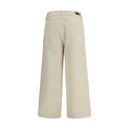 Moncler Beige Cotton Casual Pants