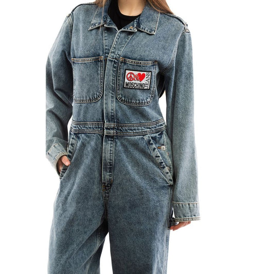 Moschino Multicolor Cotton Jumpsuit