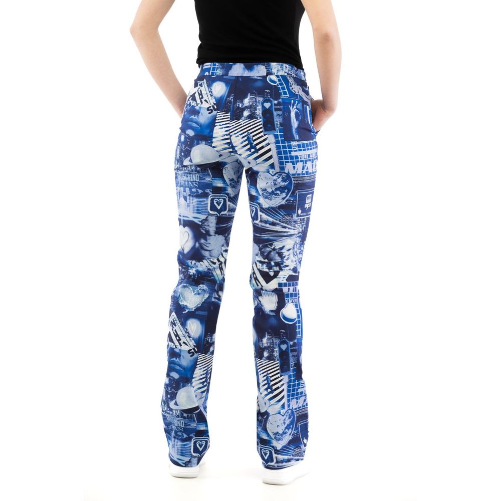 Moschino Multicolor Cotton Casual Pants