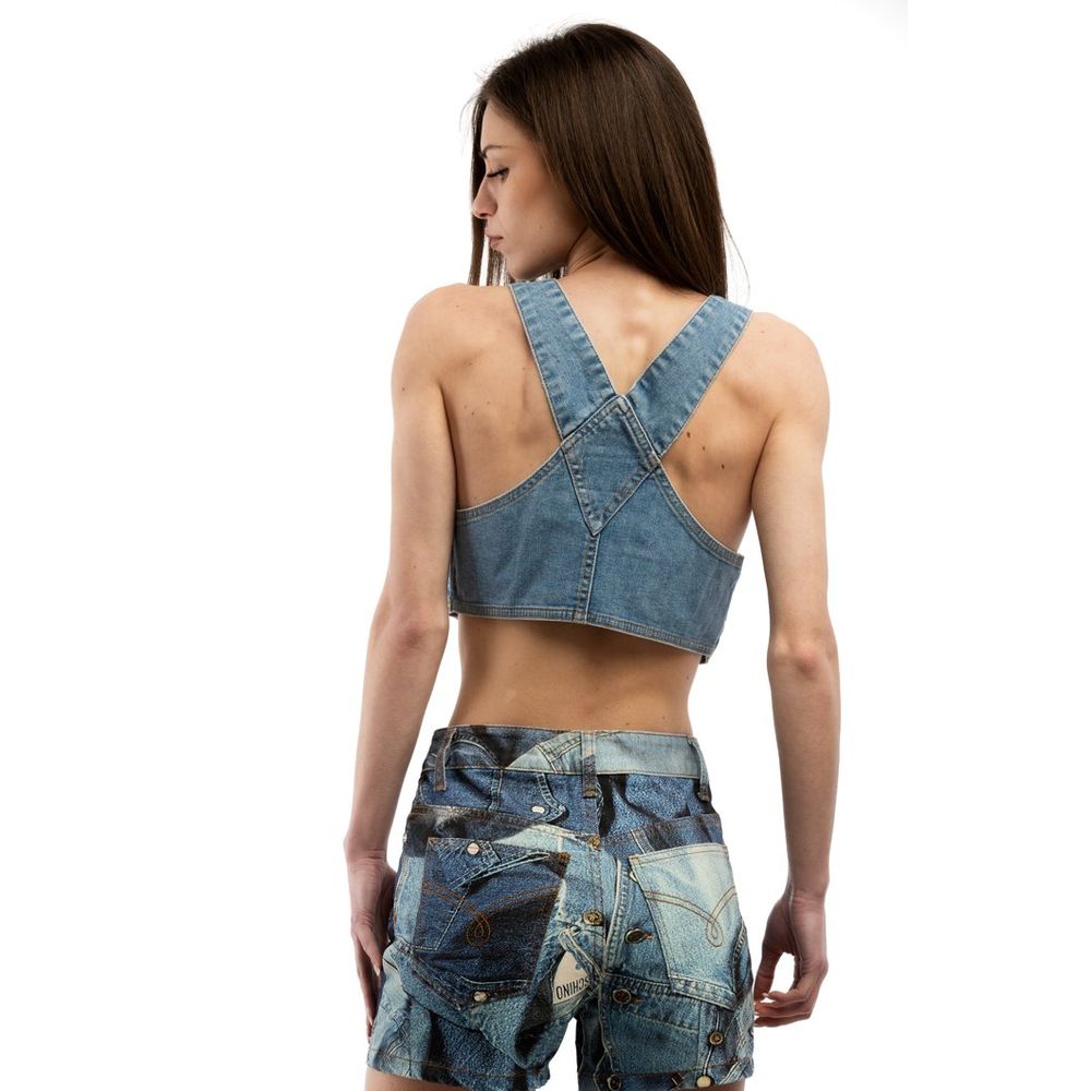 Moschino Multicolor Cotton Tank Tops