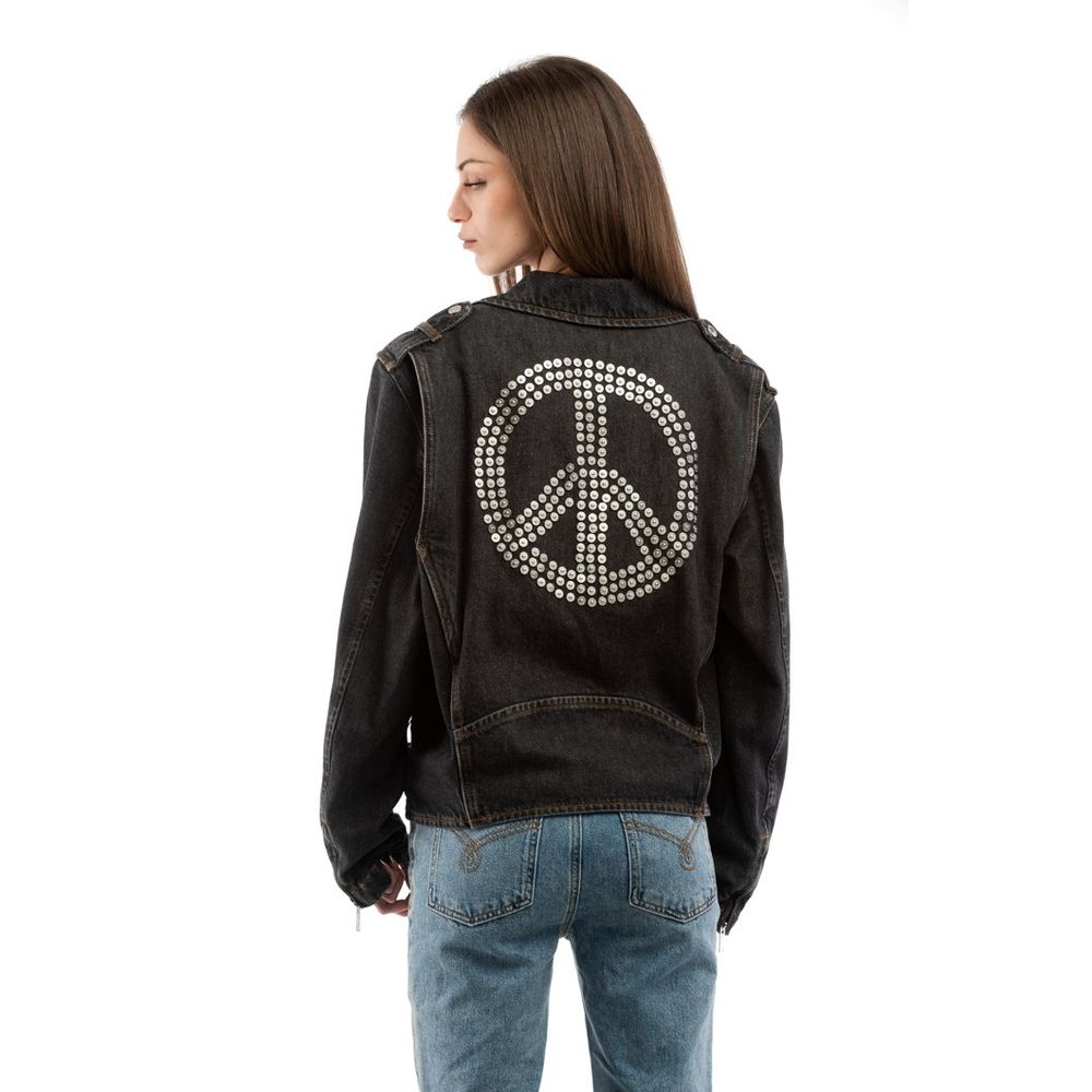 Moschino Multicolor Cotton Denim Jacket