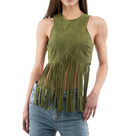 Moschino Bicolor Cotton Tank Tops