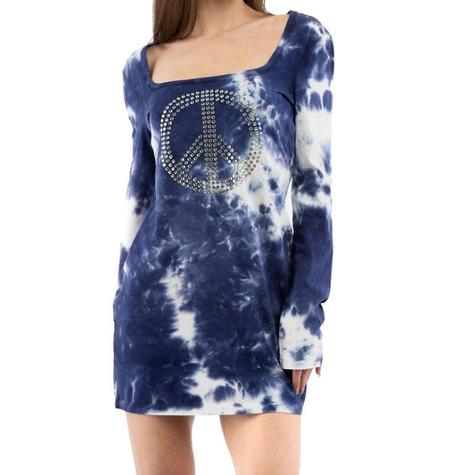 Moschino Multicolor Cotton Casual Dress